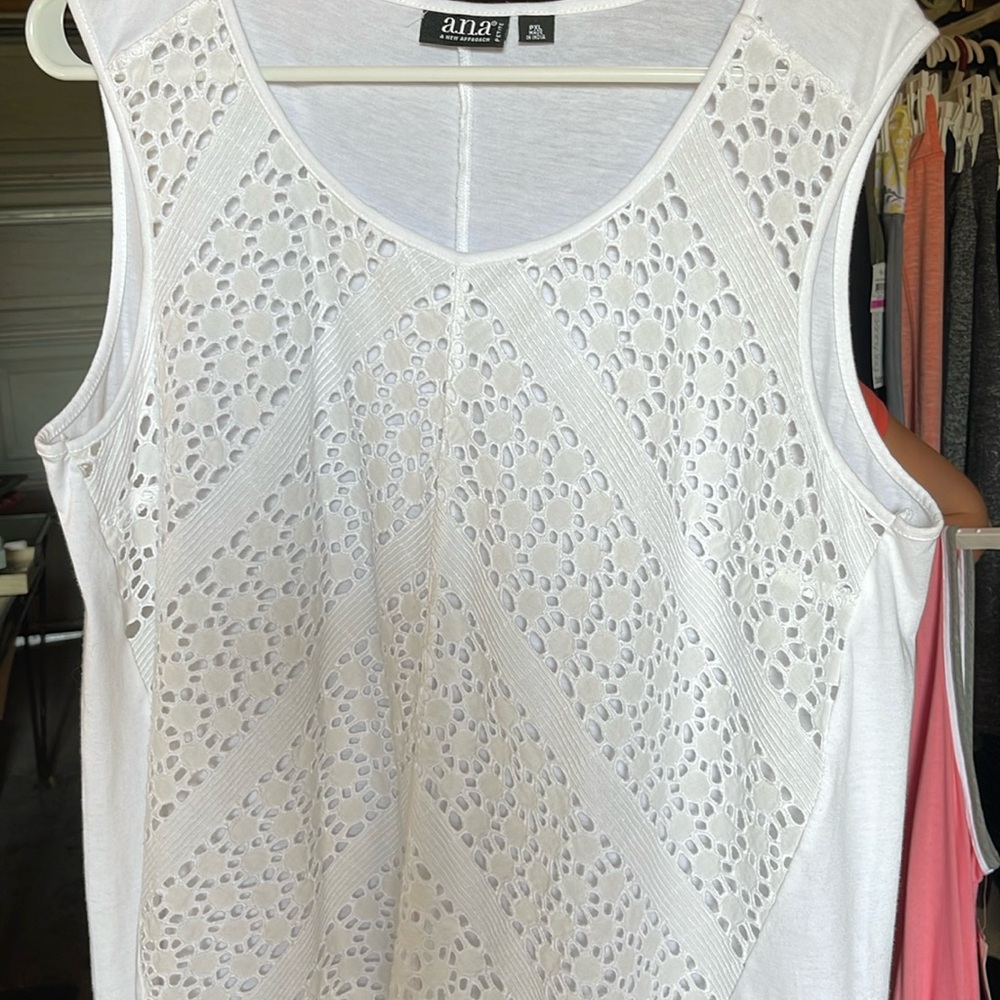 White Ana Tank